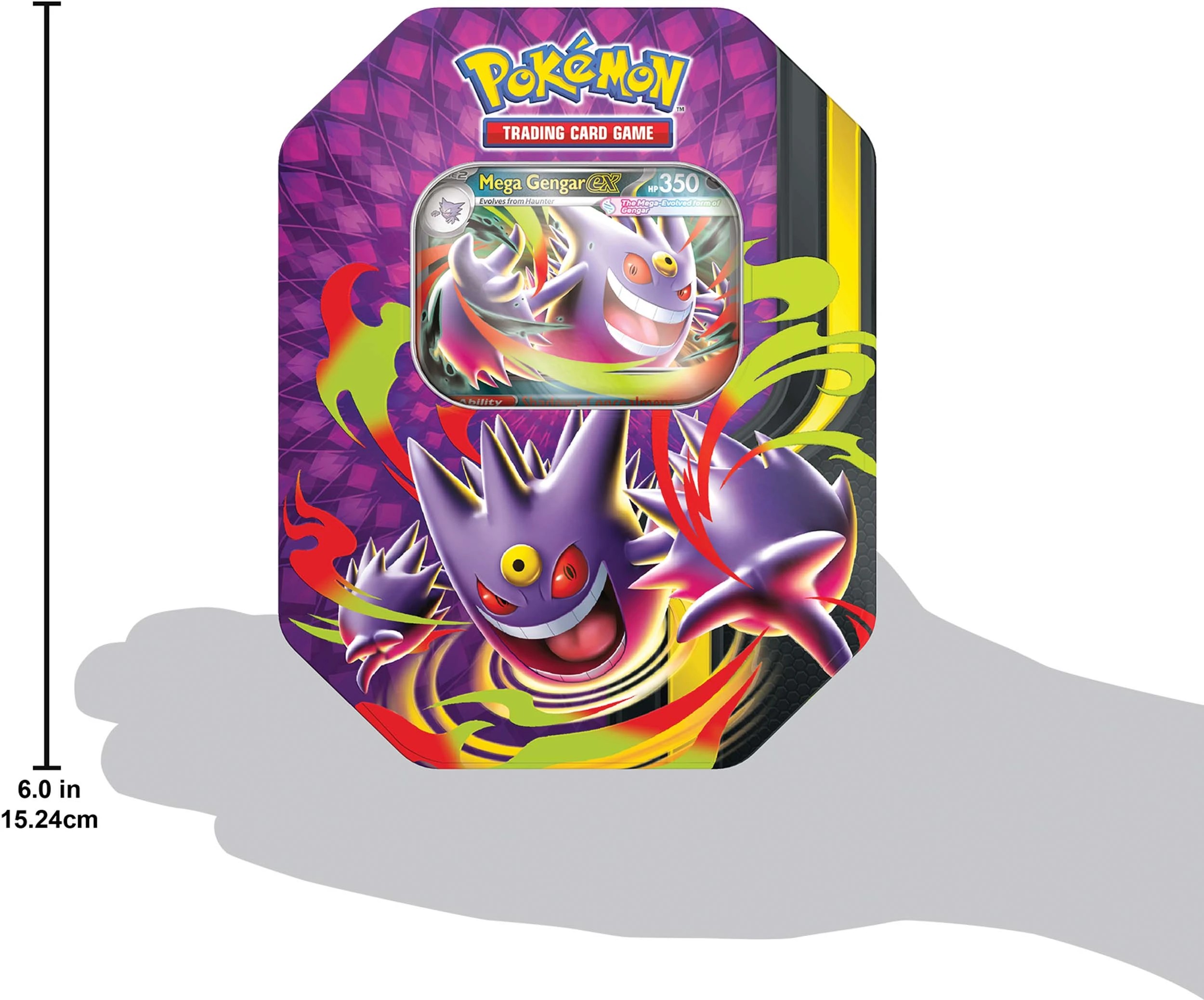 5 Pokemon Trading Card Game: Mega Moonlit Tin - Assorted, 5 of 6