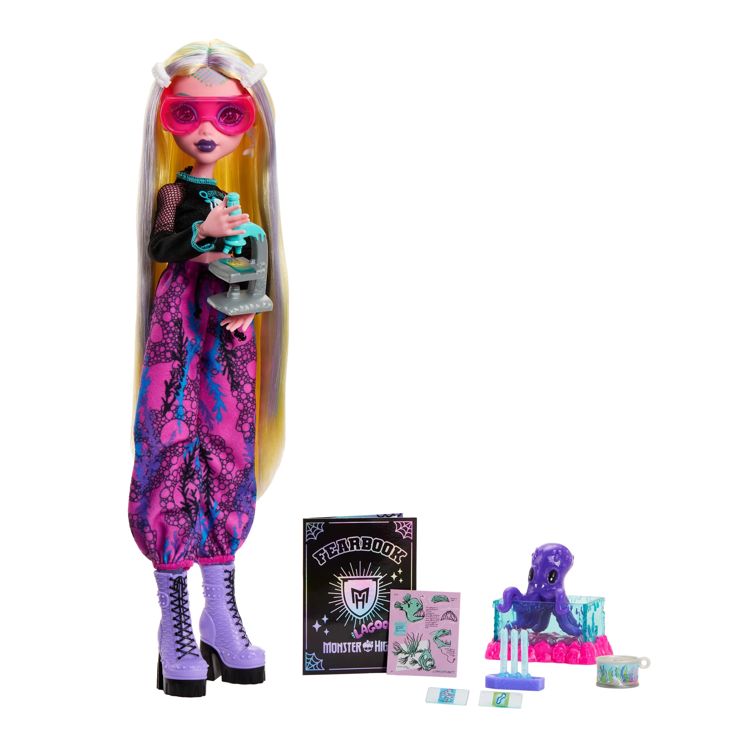 2 Monster High Fearbook Lagoona Blue Fashion Doll, 2 of 5