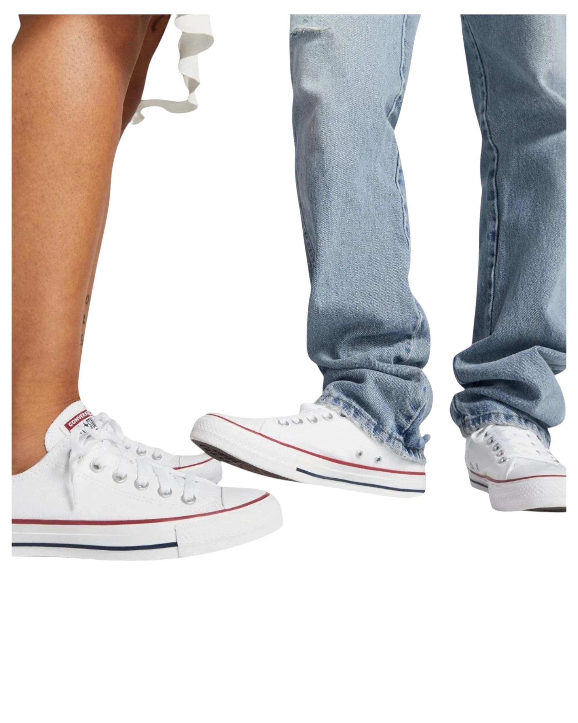 8 Converse Unisex Chuck Taylor All Star Classic Low Top Canvas Shoes OPTICAL WHITE, 8 of 10