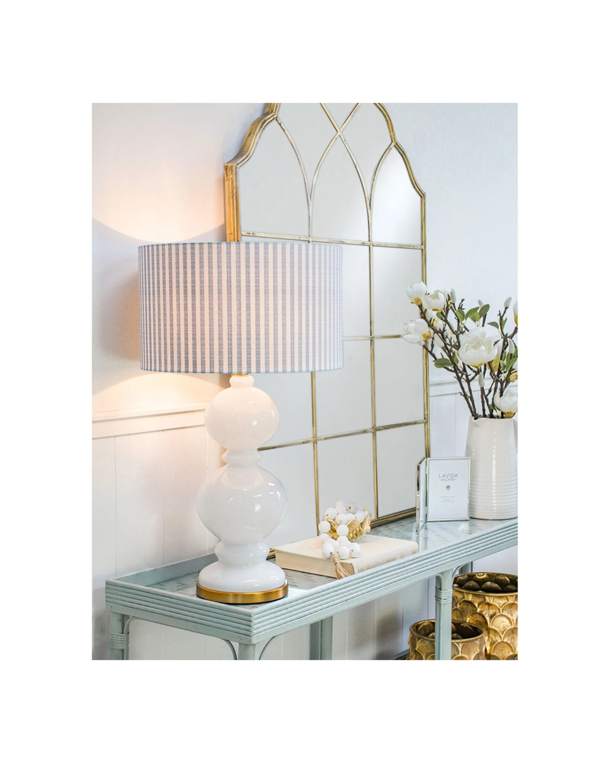 3 LVD Metal Mirror Antonia Arch Top Wall Hanging 130.5cm - Gold, 3 of 3