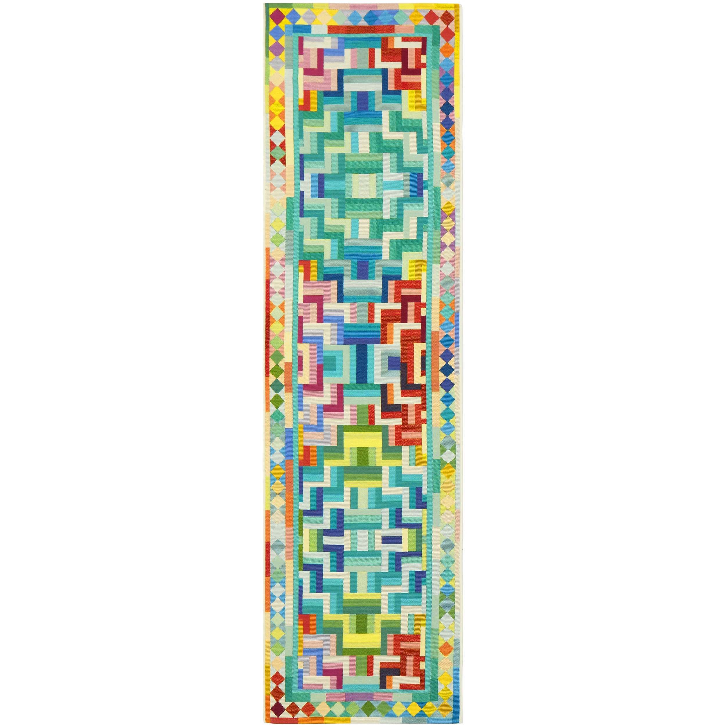 2 Common Ground Rugs Horizon Tala 200x80cm - Small Outdoor Rug - Multi, 2 of 8