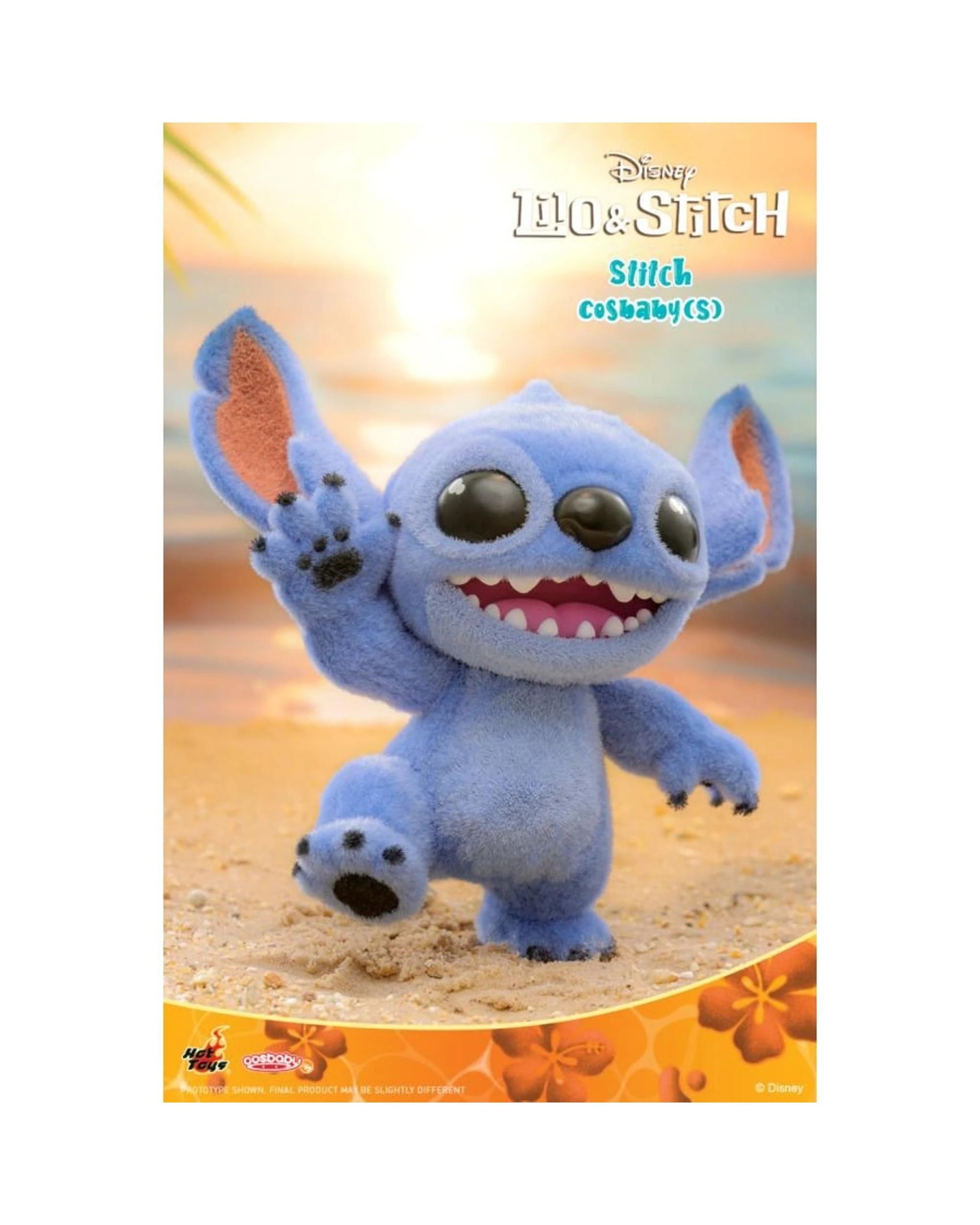 2 Lilo and Stitch Stitch with Velvet Hair Standing Cosbaby Figure, 2 of 3