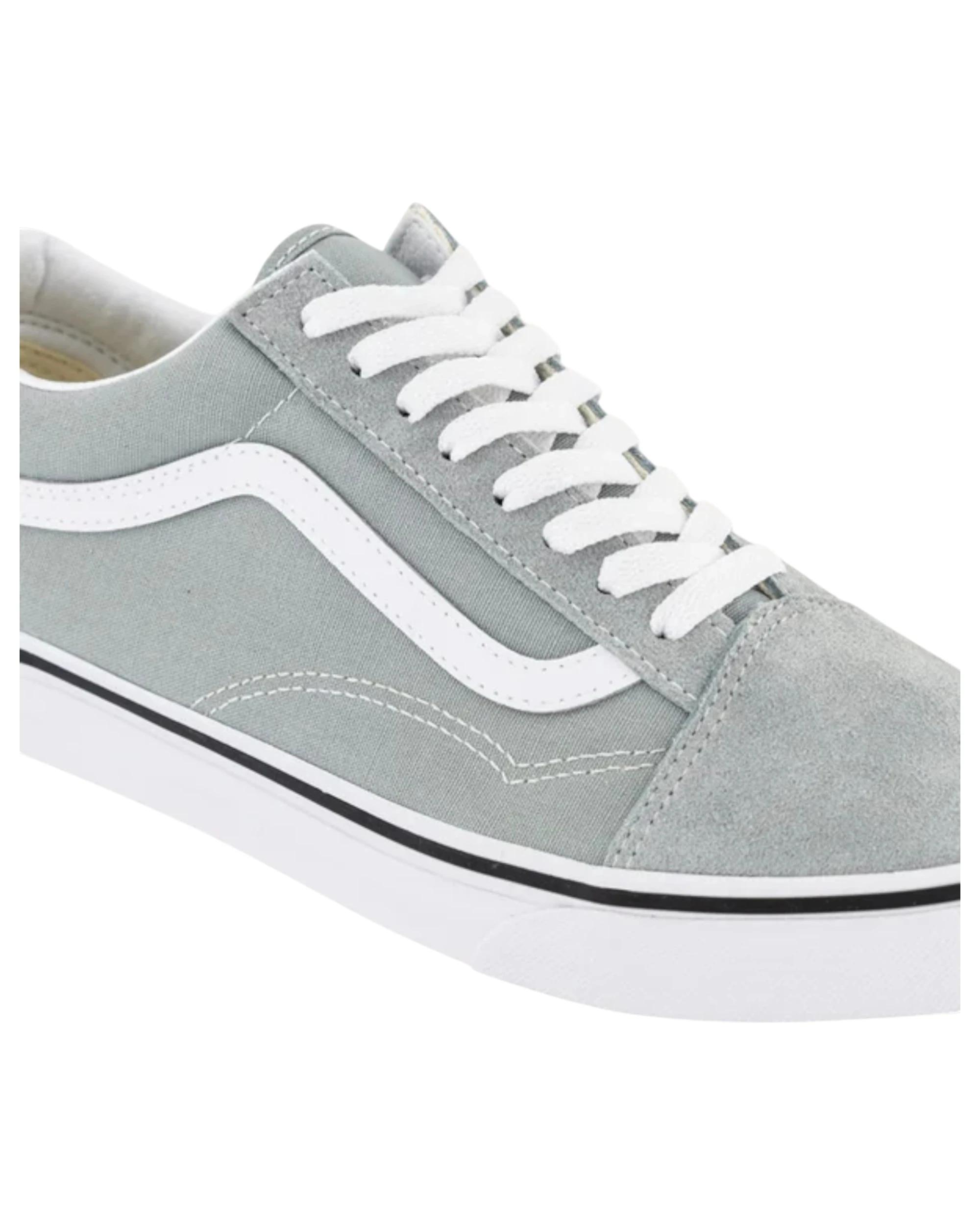 6 Vans Unisex Old Skool Low Top Color Theory Pure Grey Lace Up Shoes GREY, 6 of 6