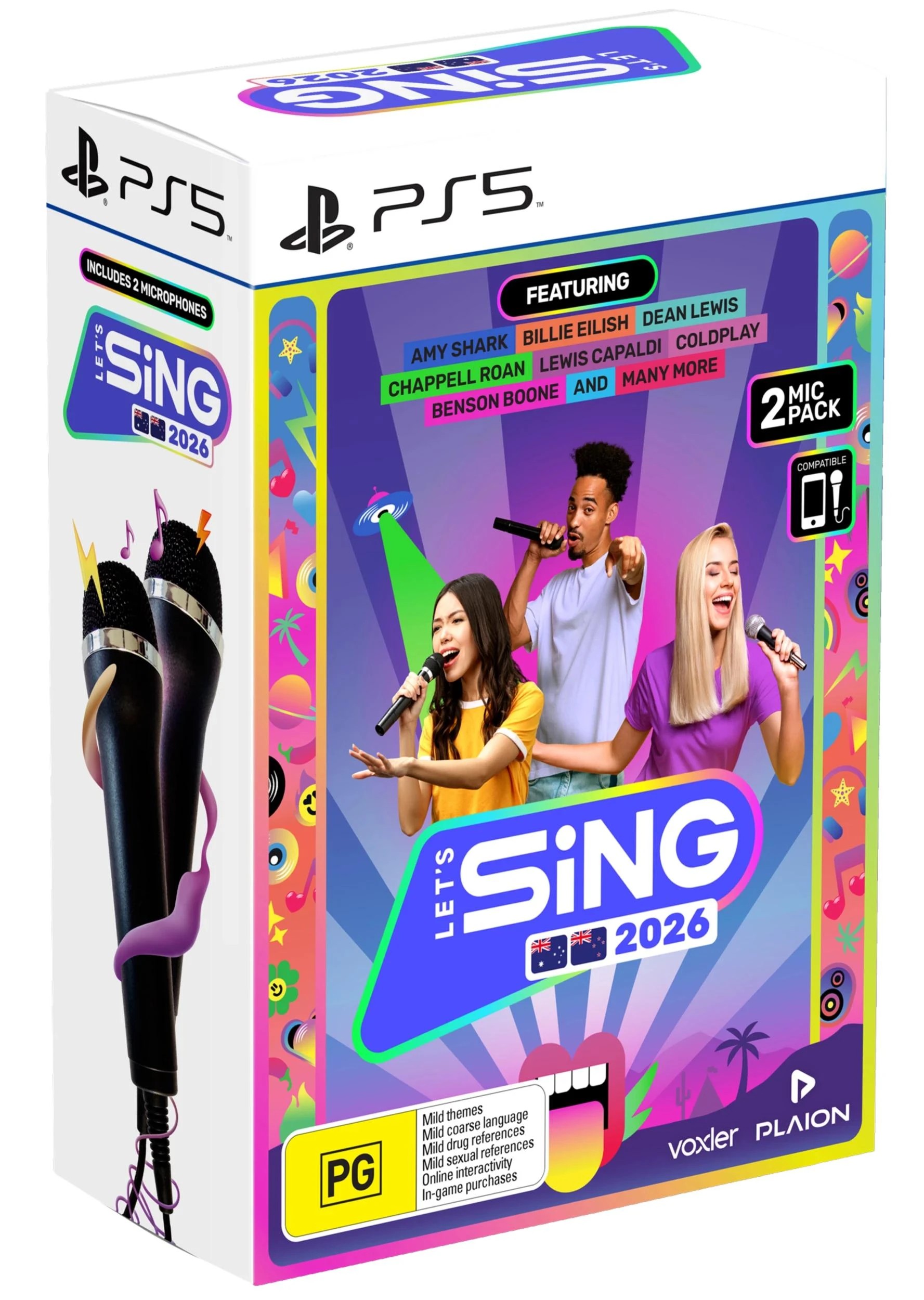 1 Let's Sing 2026 2 Mic Bundle - PlayStation 5 - Multi, 1 of 5