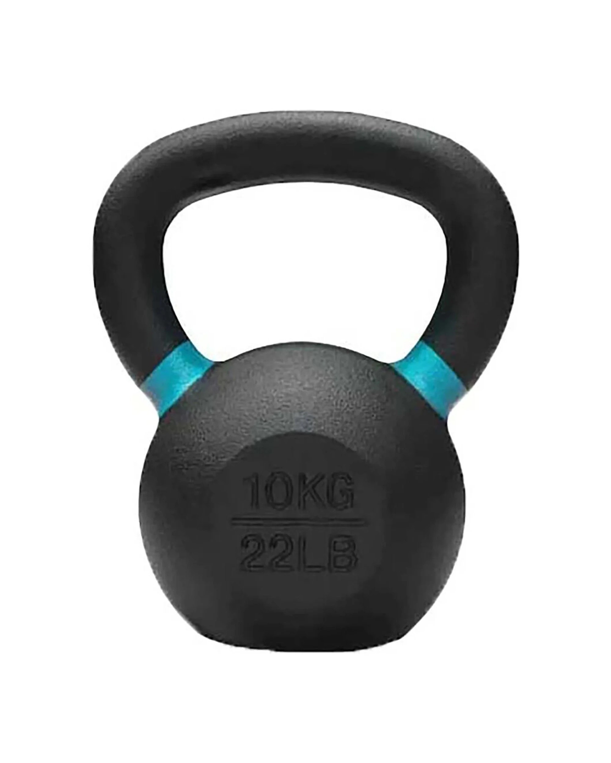 1 BODYWORX Premium Cast Iron Kettlebell 10KG Weight Home Gym Strength Training - Black, 1 of 1