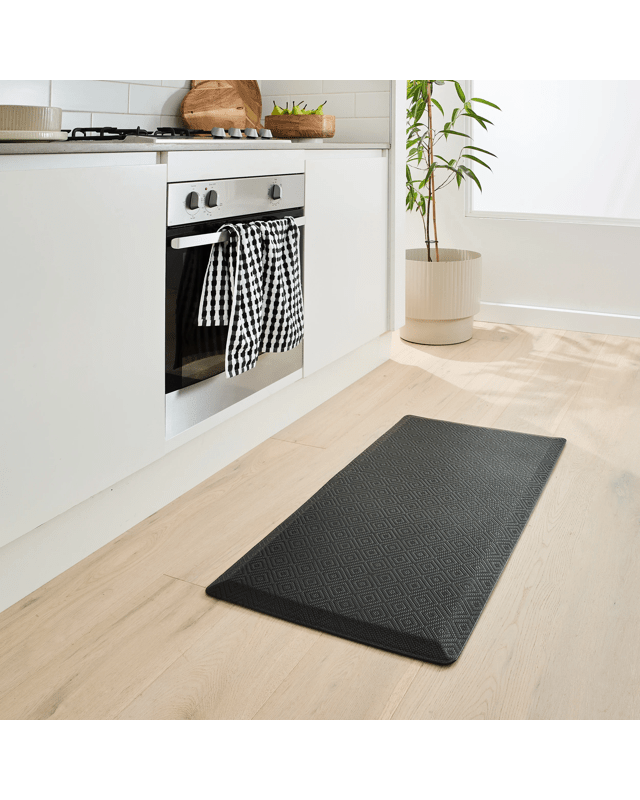 Kitchen Mat - Black, Extra Large - 99cm x 