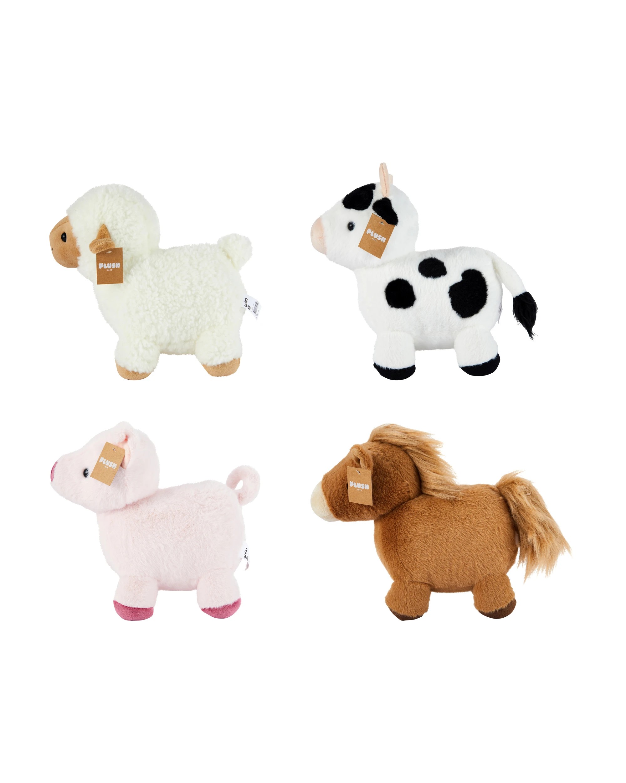 3 Farm Animal Plush Toy - Assorted, 3 of 3