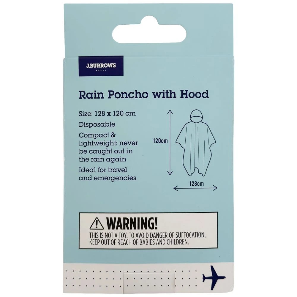 4 J.Burrows Rain Poncho, 4 of 5