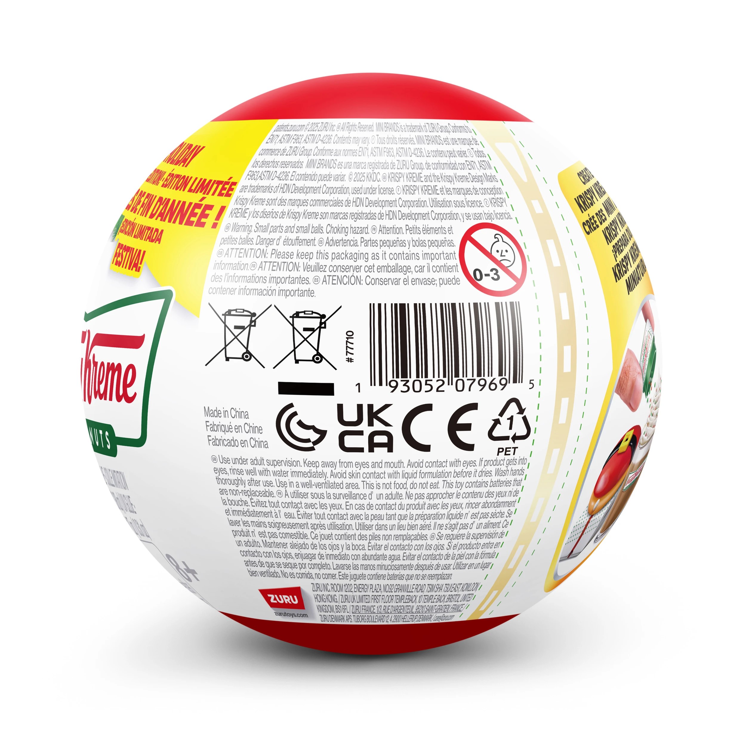 9 Mini Brands Create Krispy Kreme Holiday Series 1 Capsule by ZURU - Assorted, 9 of 9