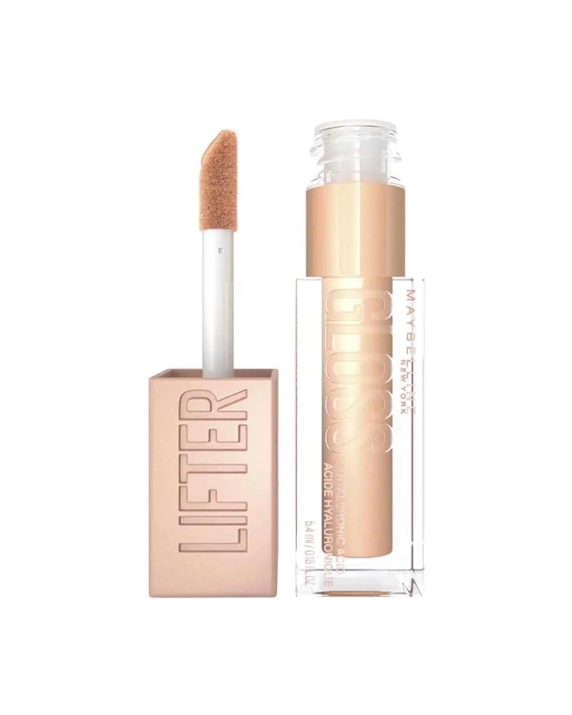2 3 x Maybelline Lifter Gloss Hydrating Lip Gloss 5.4mL - 20 Sun - Beige, 2 of 6