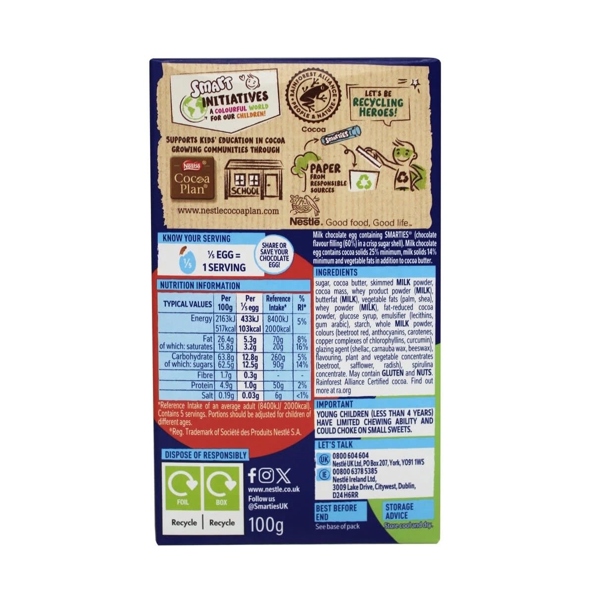 2 Nestle Smarties Easter Egg 100g, 2 of 3