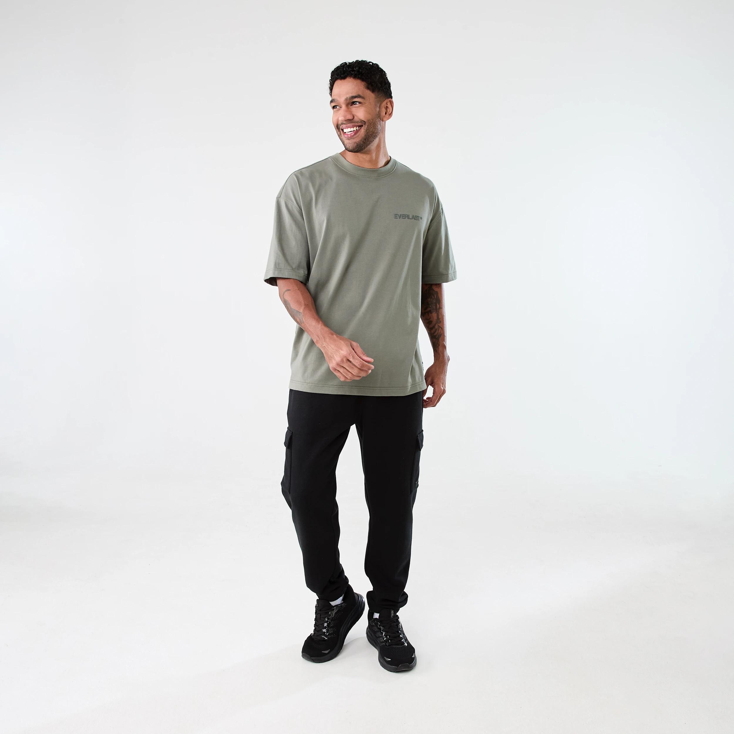 6 Everlast Mens Athletic Crew Neck T-shirt EVERLAST DRY HERB, 6 of 6