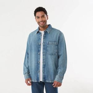 Long Sleeve Denim Overshirt