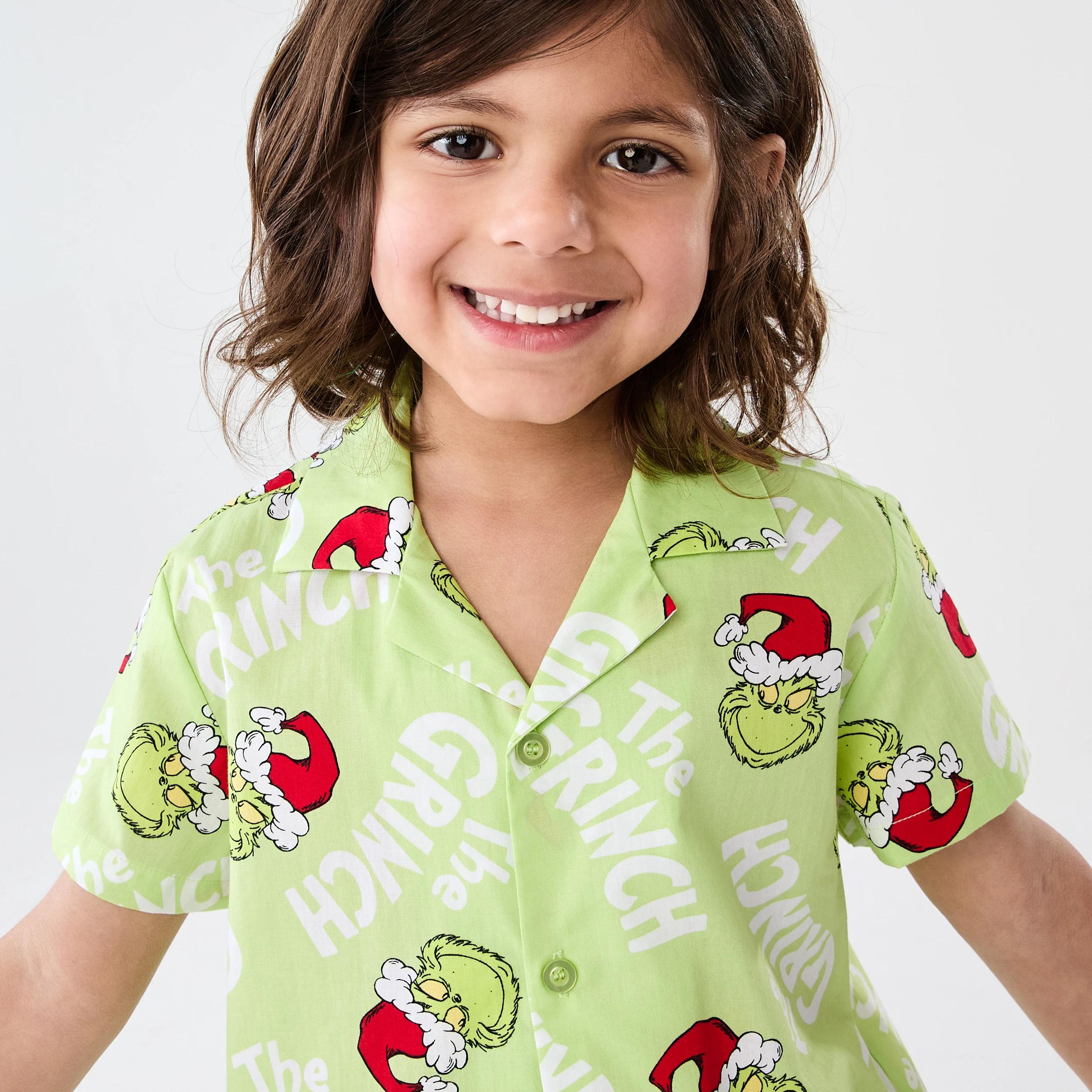 4 The Grinch License Family Matching Woven Pyjama Set GRINCH, 4 of 10