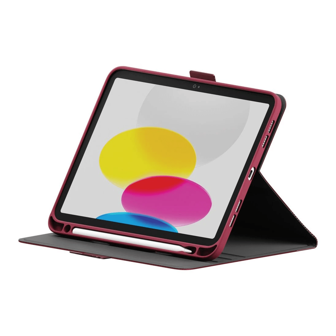 1 Cygnett Slimline TekView Case iPad 10.9" 10th Gen/A16 Cherry, 1 of 6