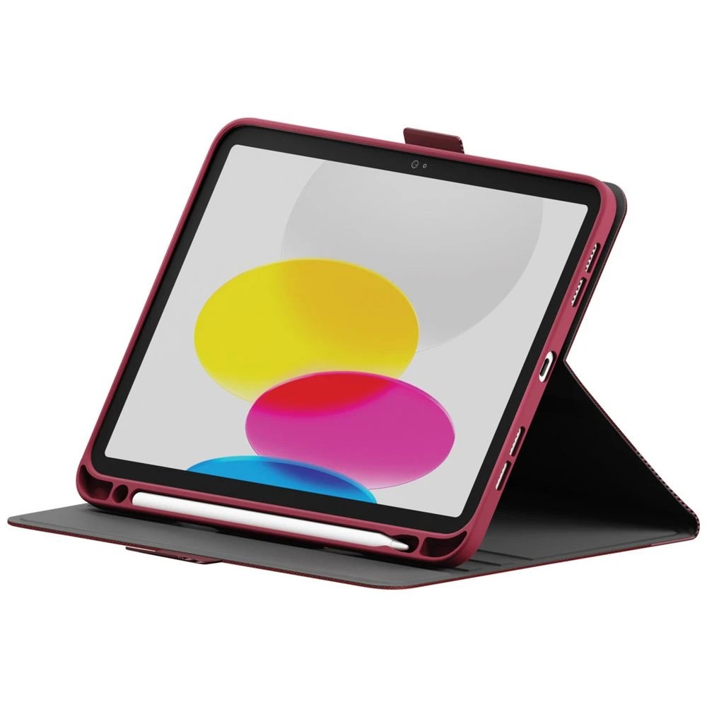 1 Cygnett Slimline TekView Case iPad 10.9" 10th Gen/A16 Cherry, 1 of 6