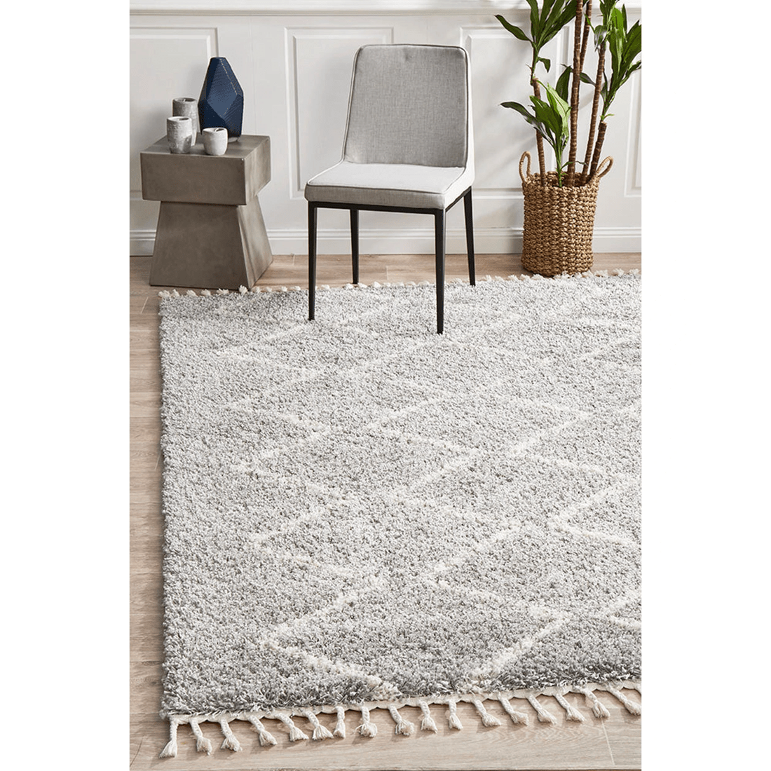 2 Rug Culture Saffron 11 Silver Rug - Power-loomed Polypropylene, 170 x 120 cm, 4 cm Pile - Assorted, 2 of 7