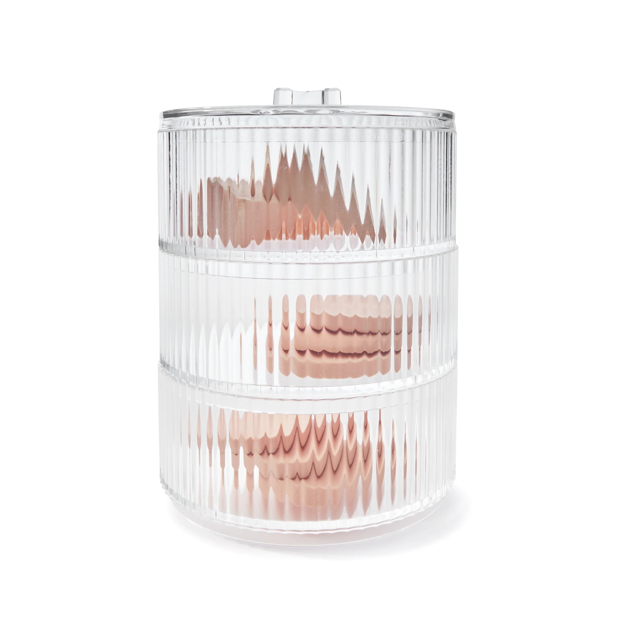 3 Set of 3 Clear Linear Round Organisers, 3 of 10