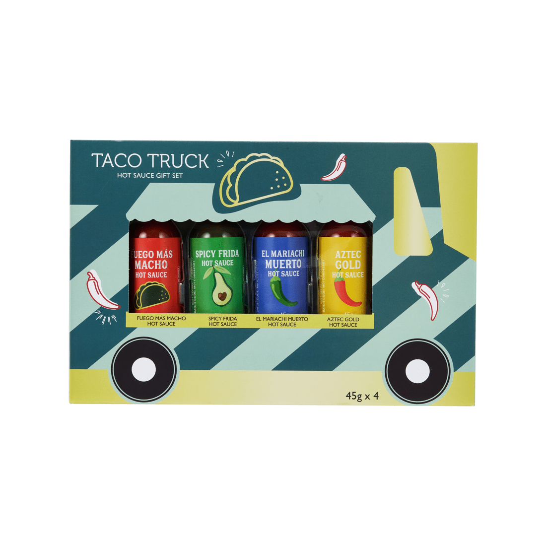 1 Taco Truck Hot Sauce Gift Set, 1 of 5
