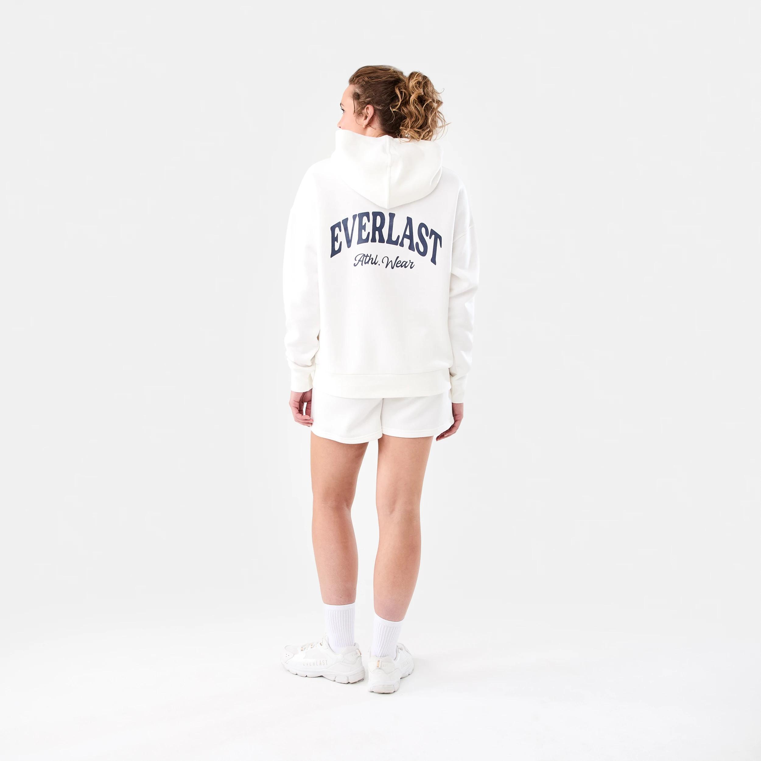 4 Everlast Womens Collegiate Oversized Hoodie EVERLAST COLLEGIATE CREAM, 4 of 9