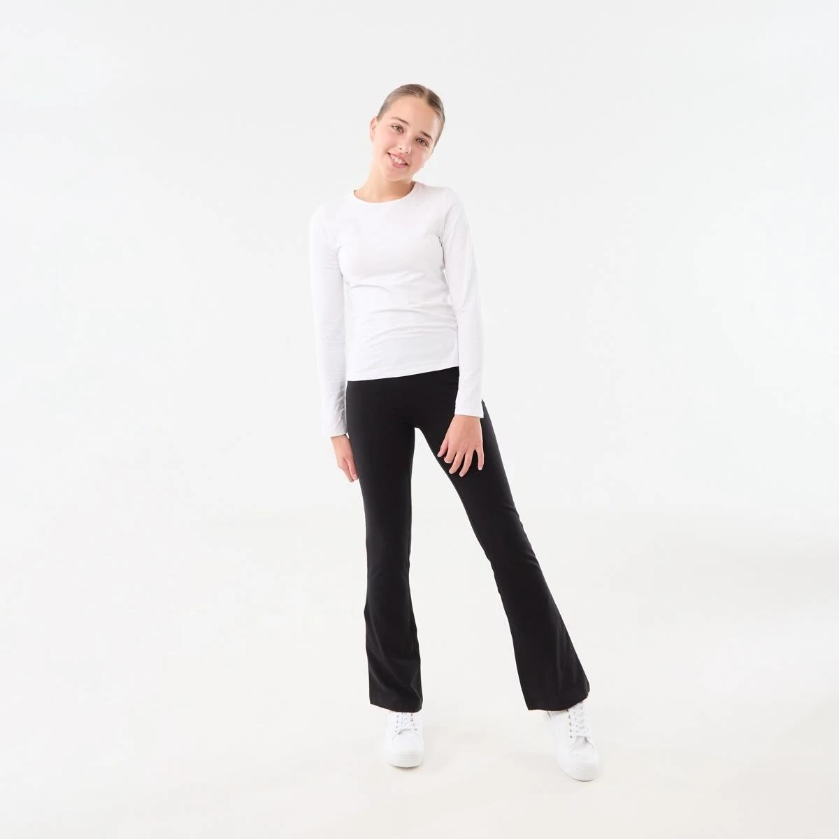 4 Flare Leggings Black, 4 of 7