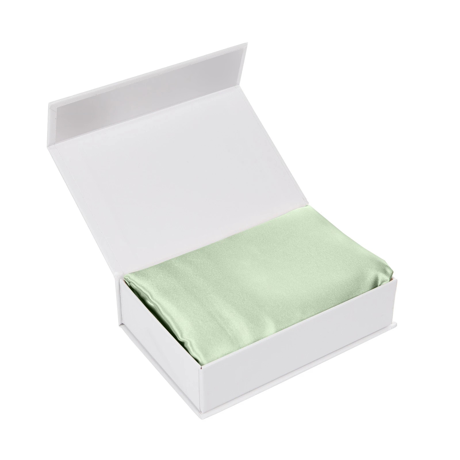 10 Casa Decor Luxury Satin Pillowcase Set With Gift Box Luxury Bedding  Twin Pack - Green, 10 of 10