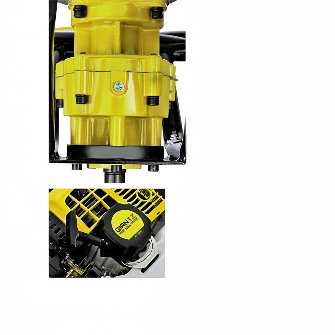 3 Giantz Post Hole Digger 200mm Petrol Drill Auger Extension Bits - Yellow, 3 of 4
