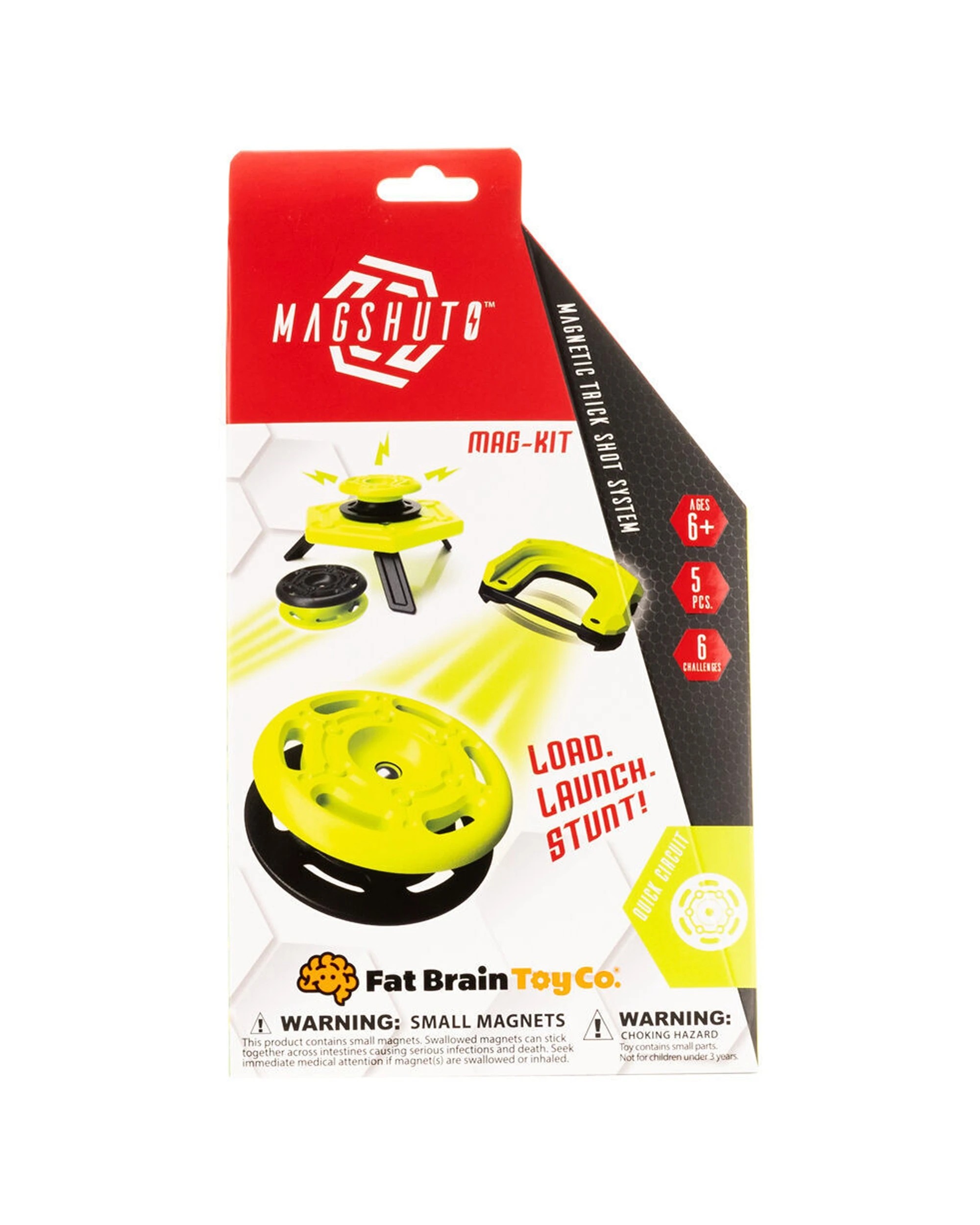 3 TOMY 2x 5pc Magshuto Mag-Kit Series 1 Magnetic Trick Shot Quick Circuit Kids Toy - Multi, 3 of 7