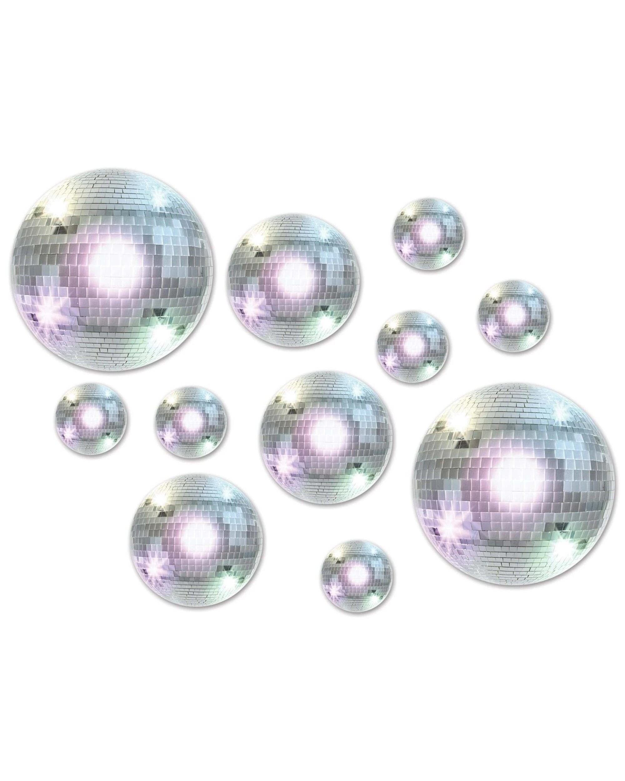 Beistle Disco Ball Cutout Wall Decorations Pack of 20 - Kmart