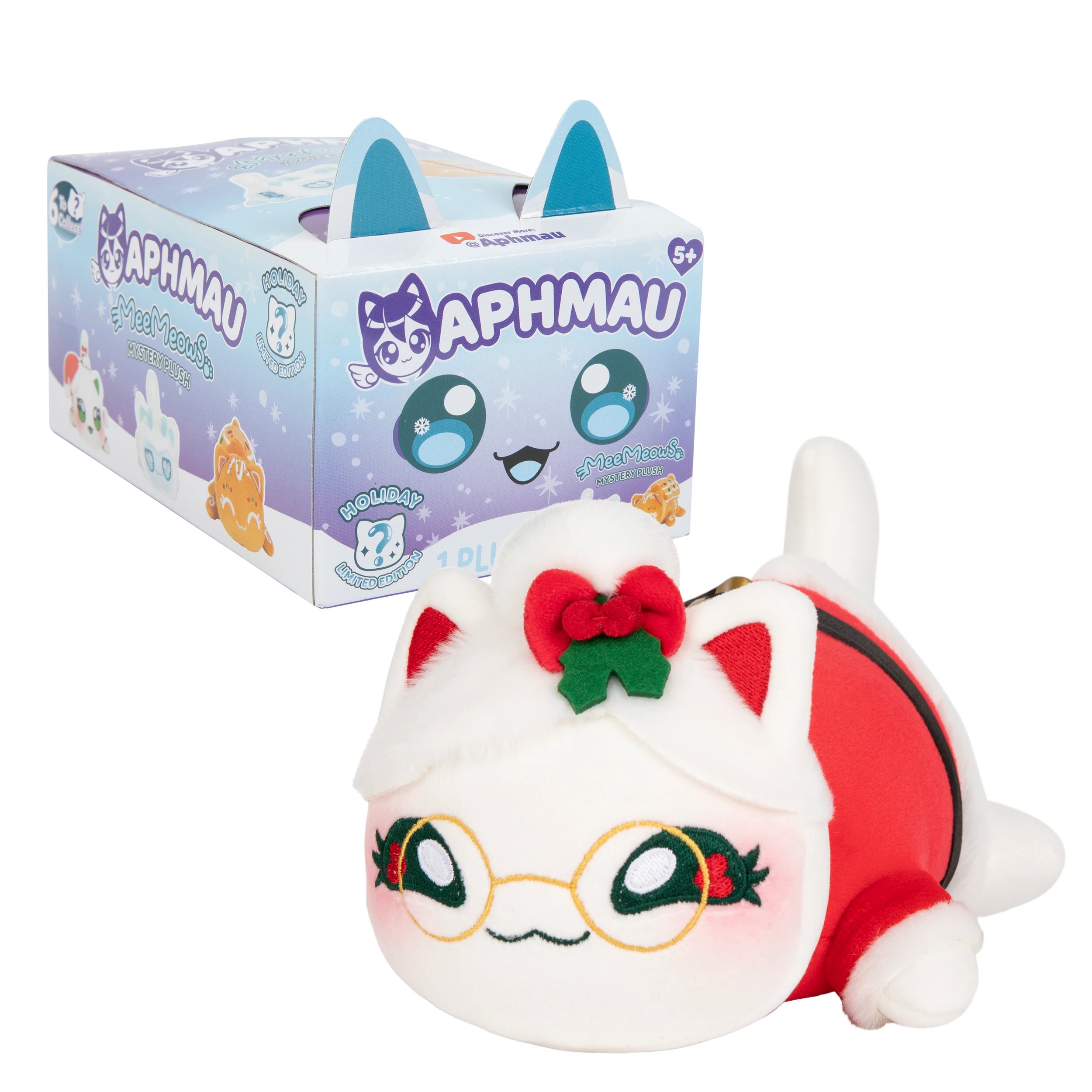 10 Aphmau 6in. Mystery MeeMeow Holiday Plush - Assorted, 10 of 10