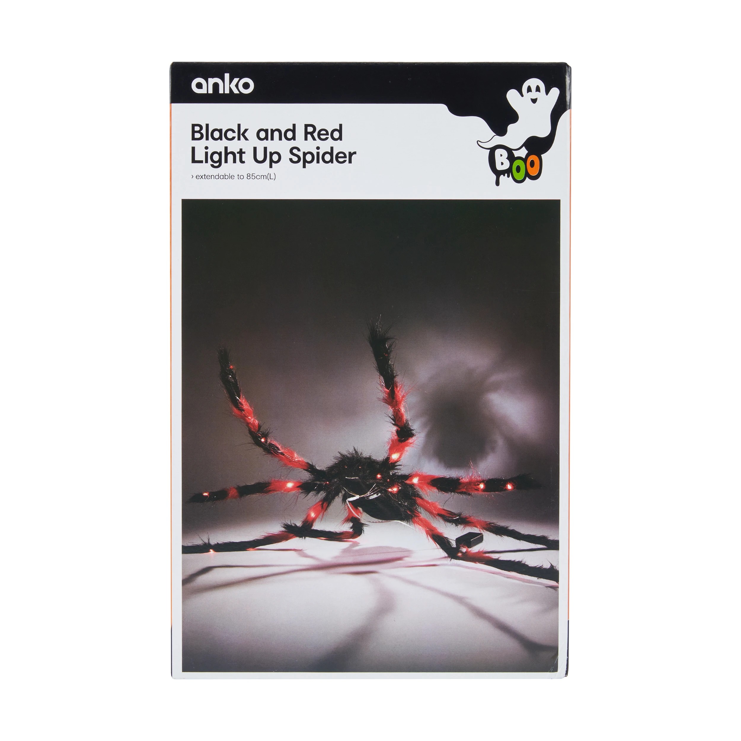 9 Black and Red Light Up Spider, 9 of 9