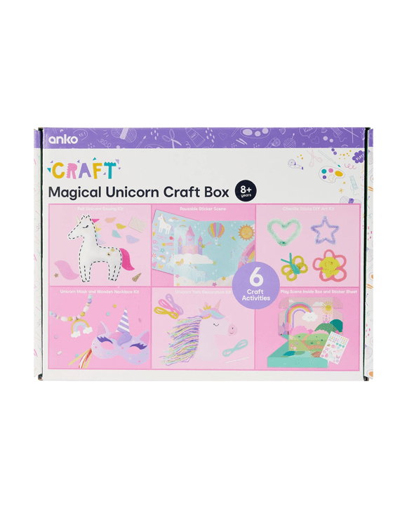 75 Piece Magical Unicorn Craft Box