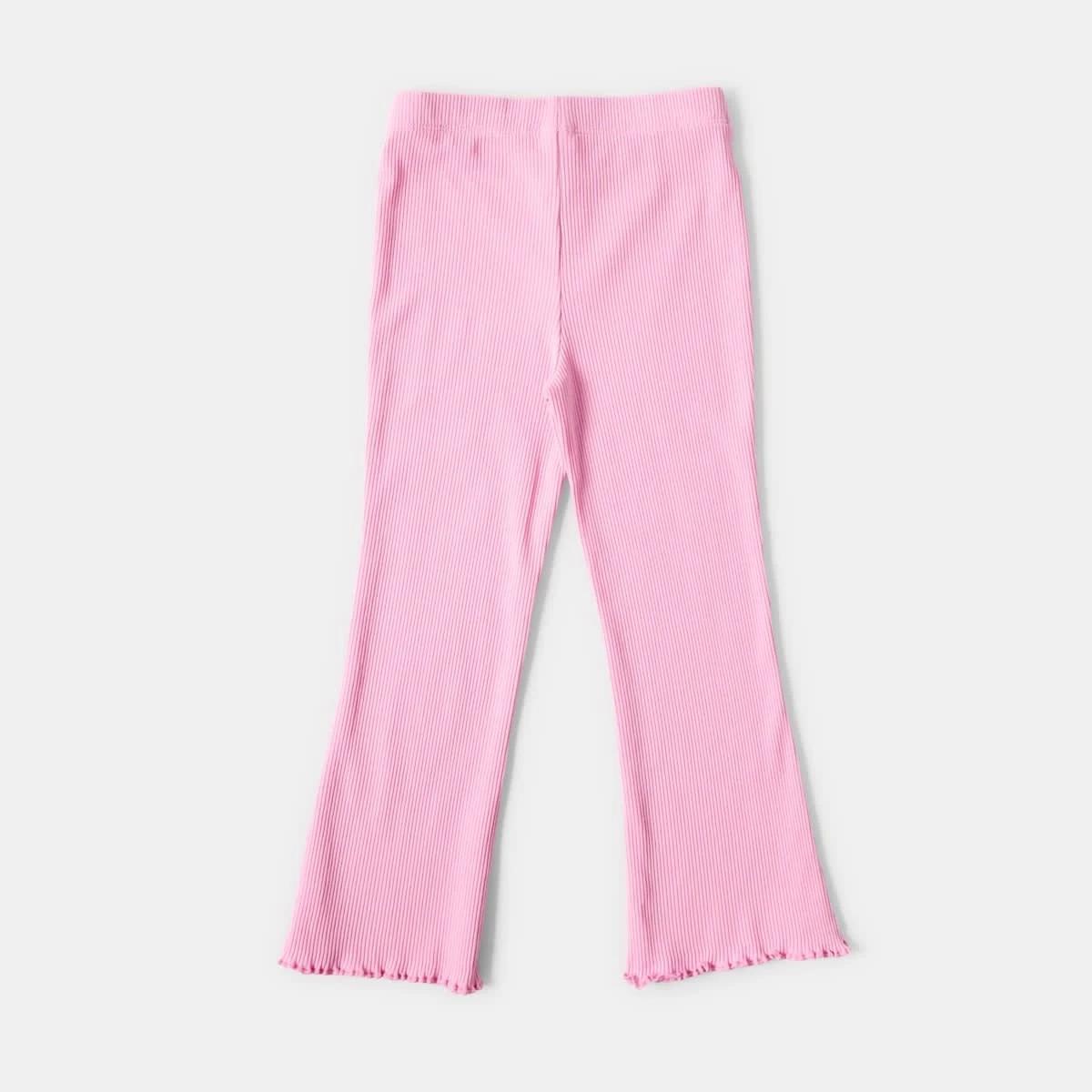 8 Rib Flare Leggings Pris Pink, 8 of 8