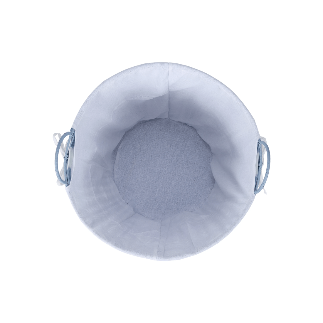 4 Rattan Look Laundry Hamper - Blue, 4 of 7