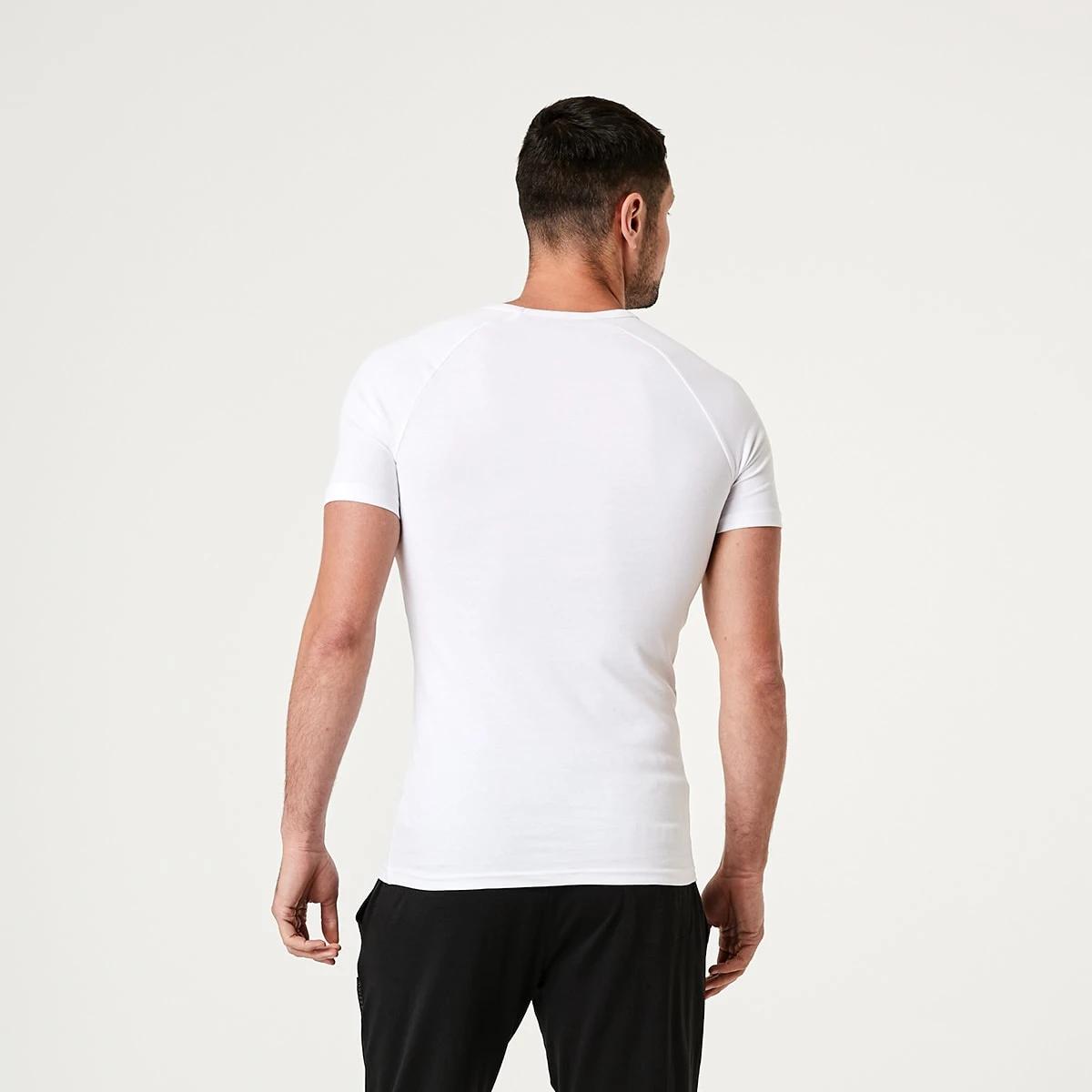 3 2 Pack Raglan Crew Neck T-Shirt WHITE, 3 of 6