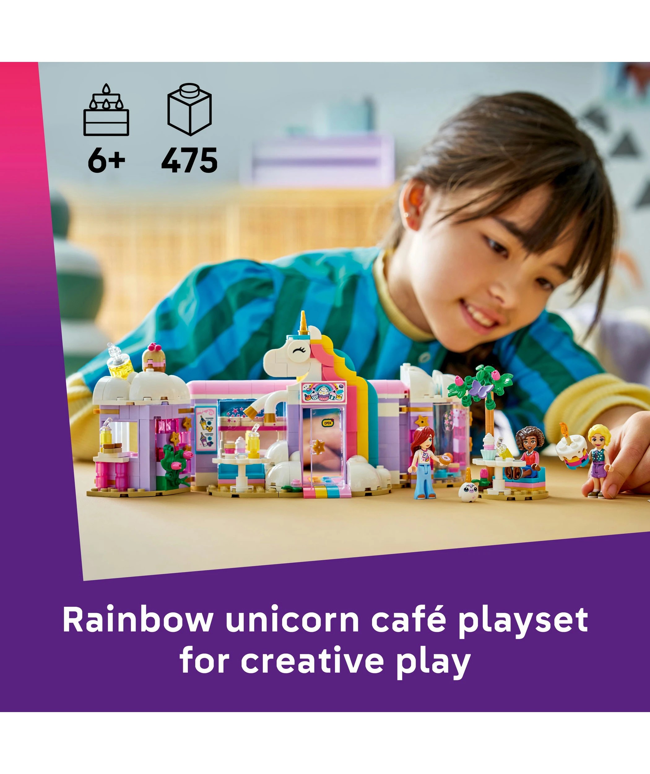 3 LEGO Friends Unicorn Dream Cafe 42684, 3 of 10