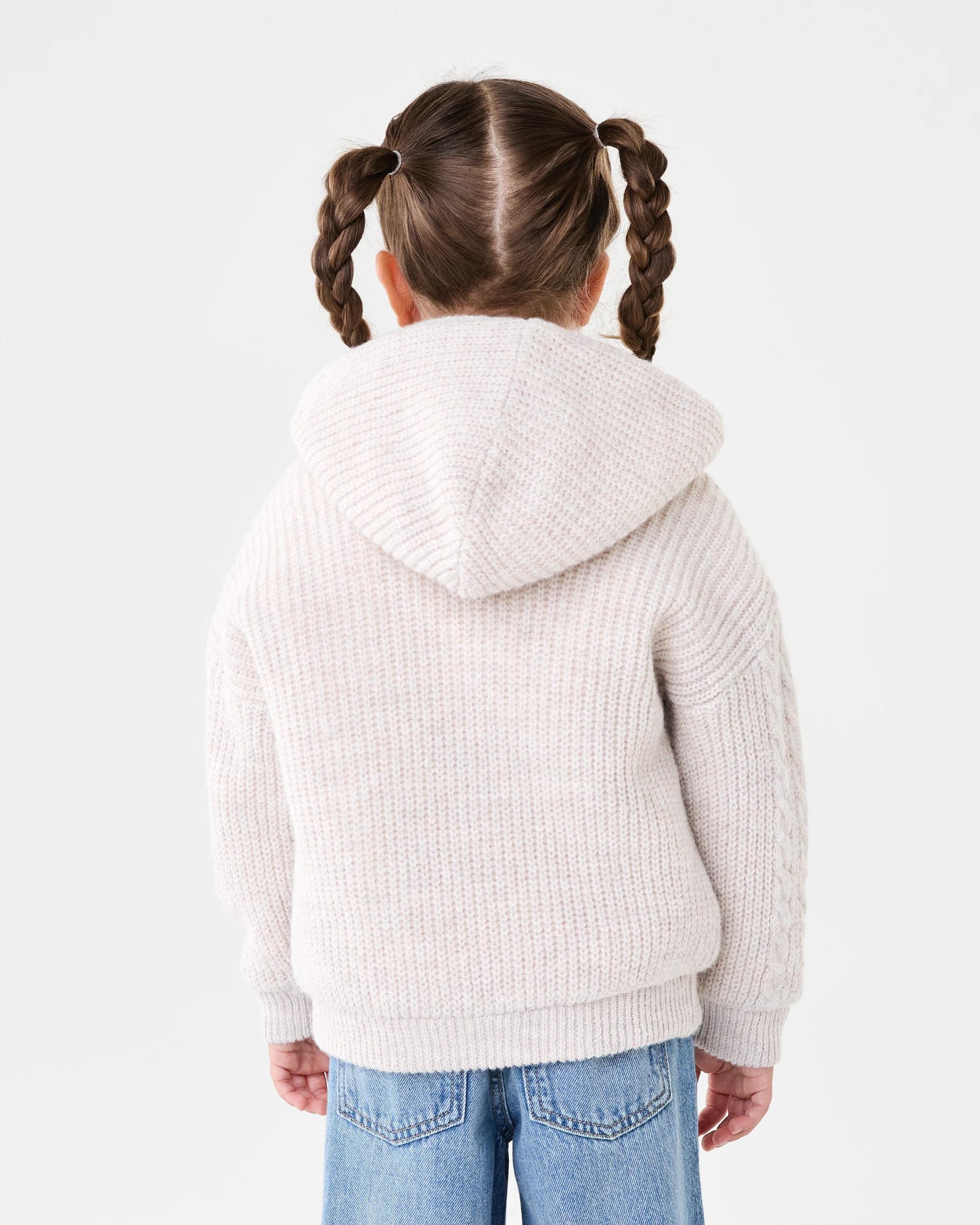 3 Sherpa Lined Cardigan Hony Marle, 3 of 8