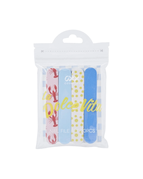 OXX Cosmetics 20 Piece La Dolce Vita Nail File Set
