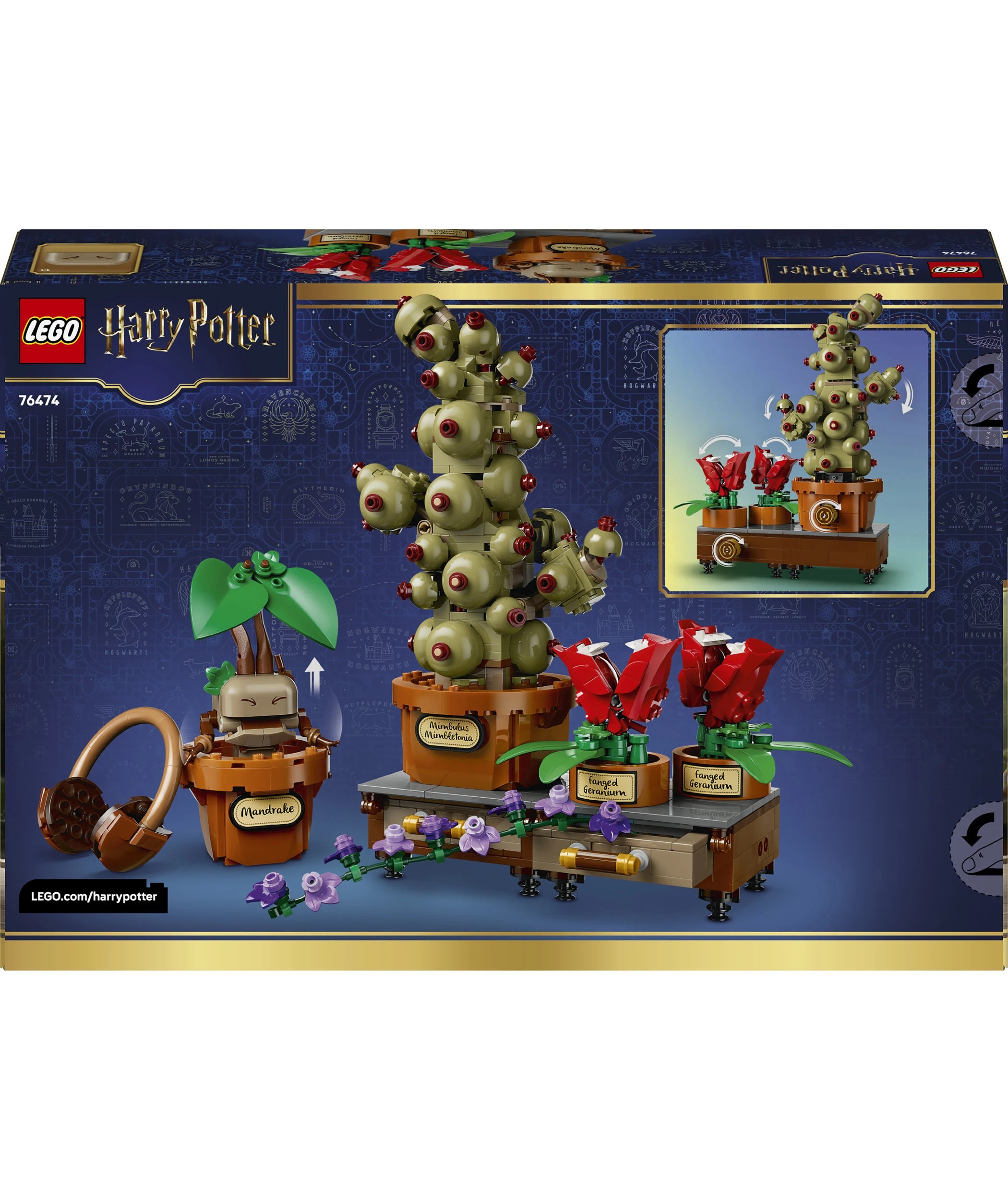 9 LEGO Harry Potter Hogwarts Herbology Plants 76474, 9 of 9