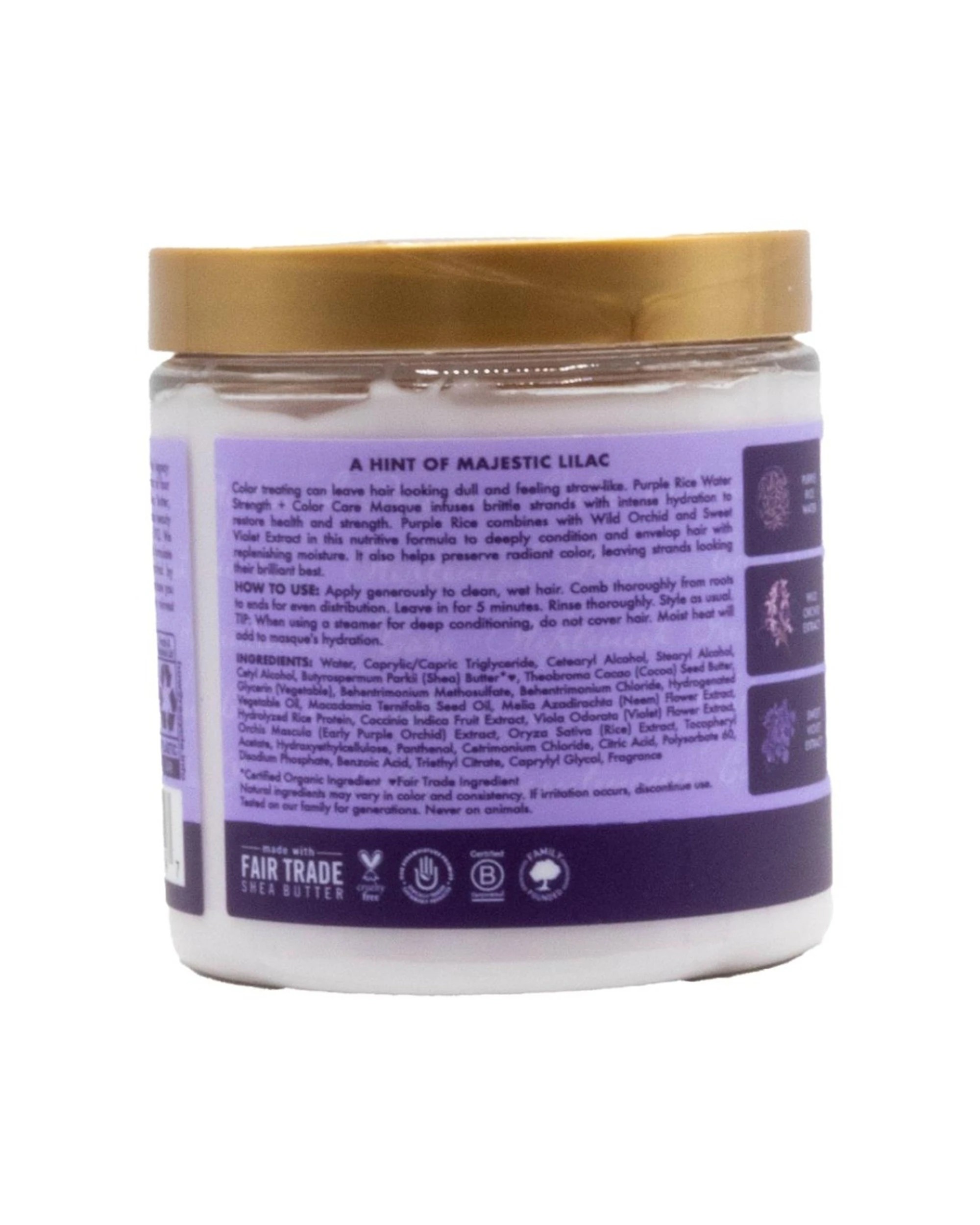 5 Shea Moisture 6PK Strength Colour Care Hair Masque 227g Rice Water - Multi, 5 of 5