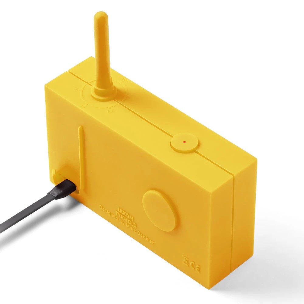 3 Lexon Thykho 3 Fm Radio & Bluetooth Speaker - Yellow, 3 of 5