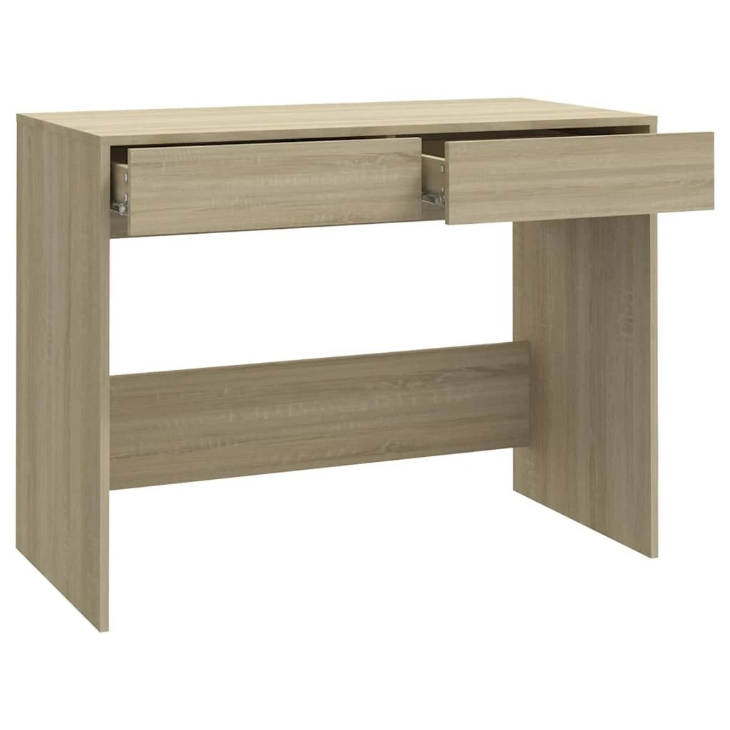 7 vidaXL Desk Ample Storage - Beige, 7 of 9
