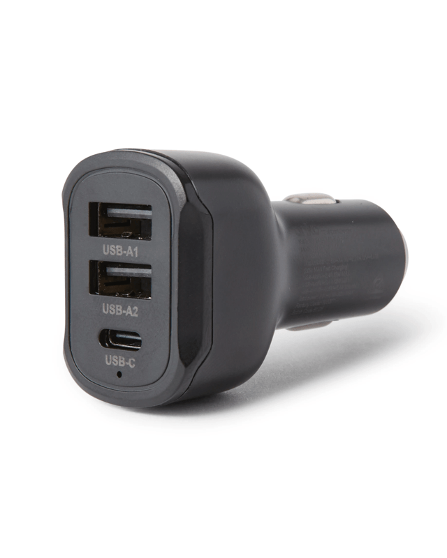 Car Charger with USB and USB-C - B