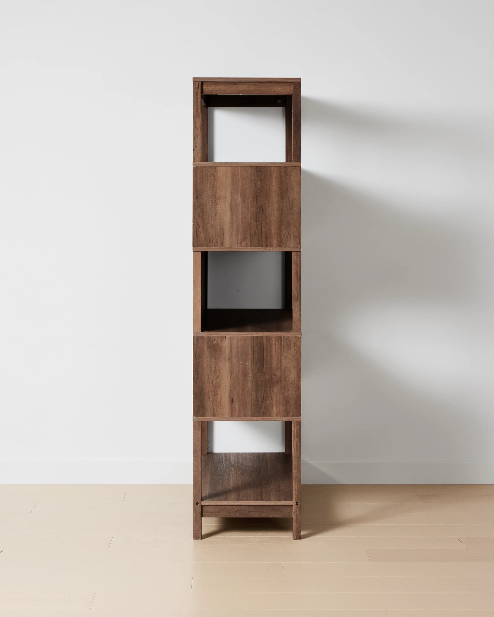 3 Ryan Tall Bookshelf with Doors - Walnut, 3 of 7