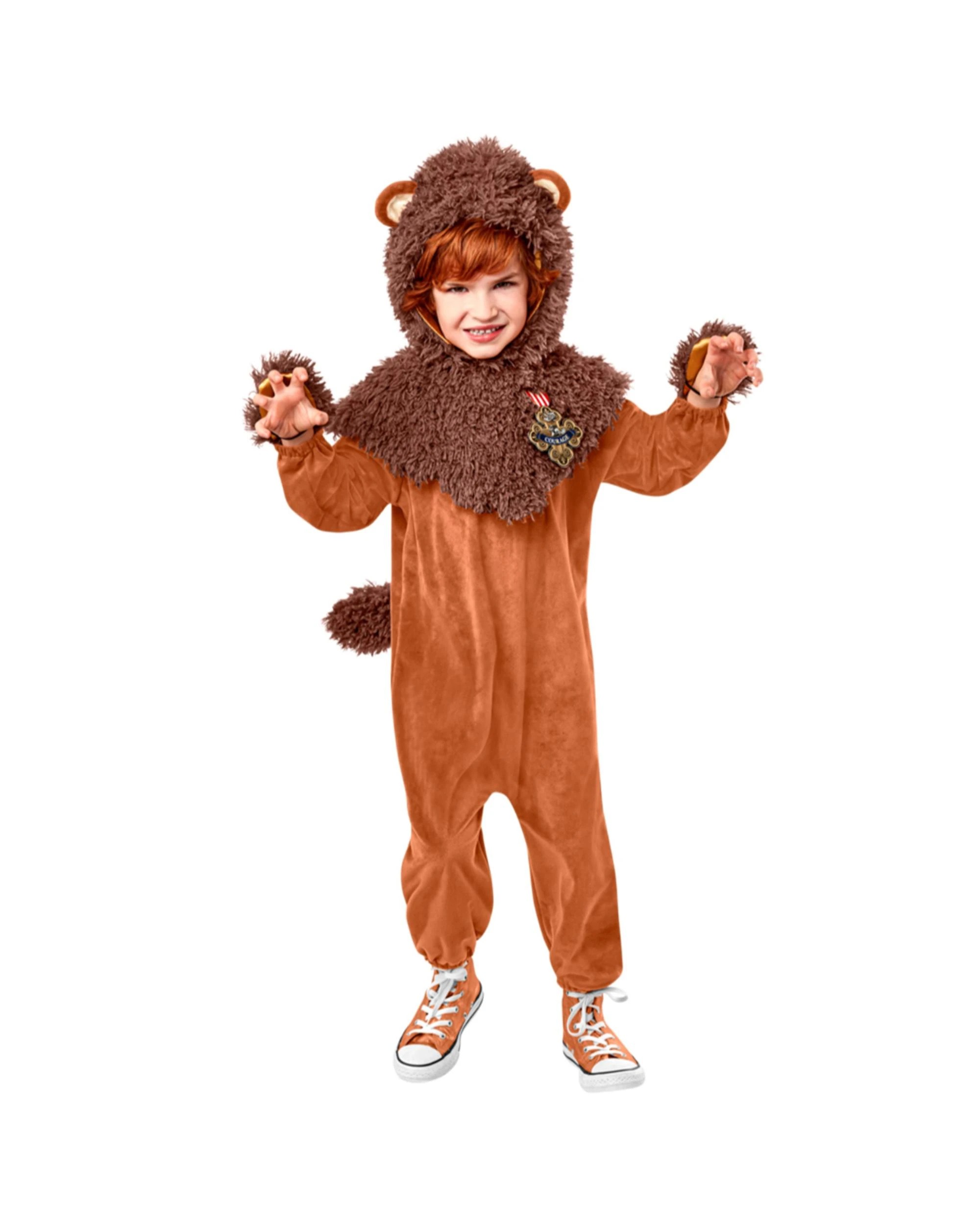 1 The Wizard of Oz Cowardly Lion Child Costume Size M 5-7 Years, 1 of 1