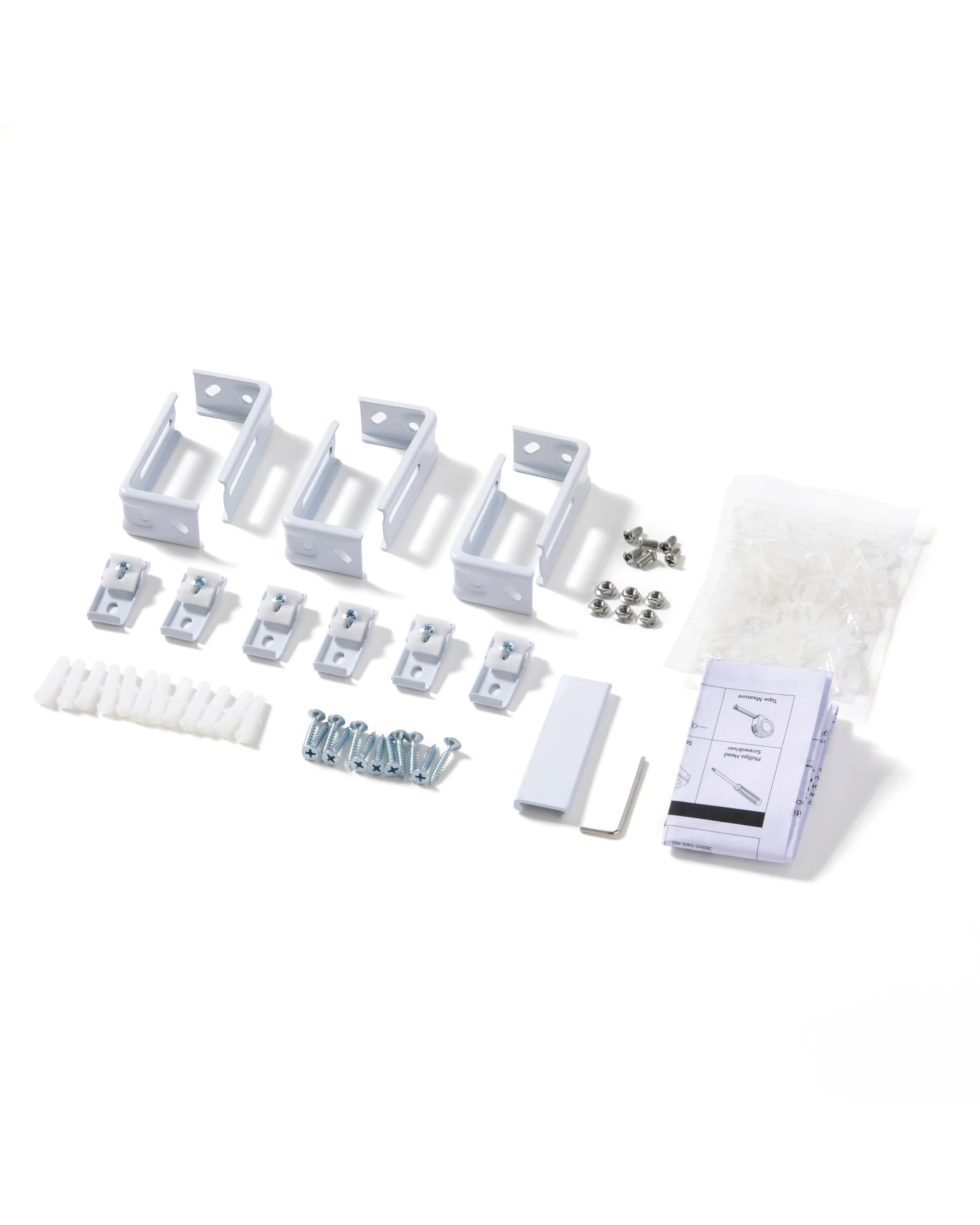 6 Cadence & Co. S-Fold Curtain Track Set 360cm + S-Fold Wand - White, 6 of 7