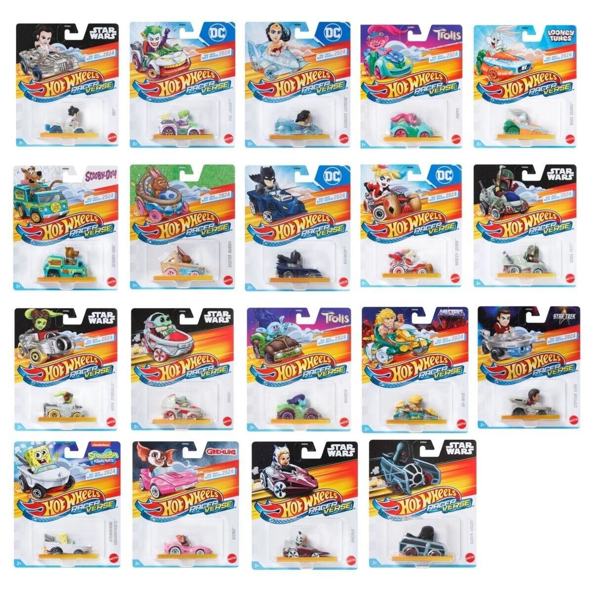 1 Hot Wheels RacerVerse Pop Culture Vehicle - Assorted, 1 of 7