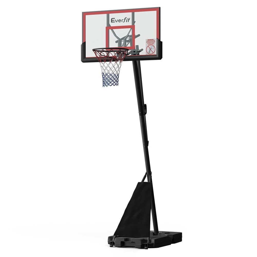 1 Everfit 3.05M Basketball Hoop Stand System Adjustable Height Portable Red Pro - Red, 1 of 7