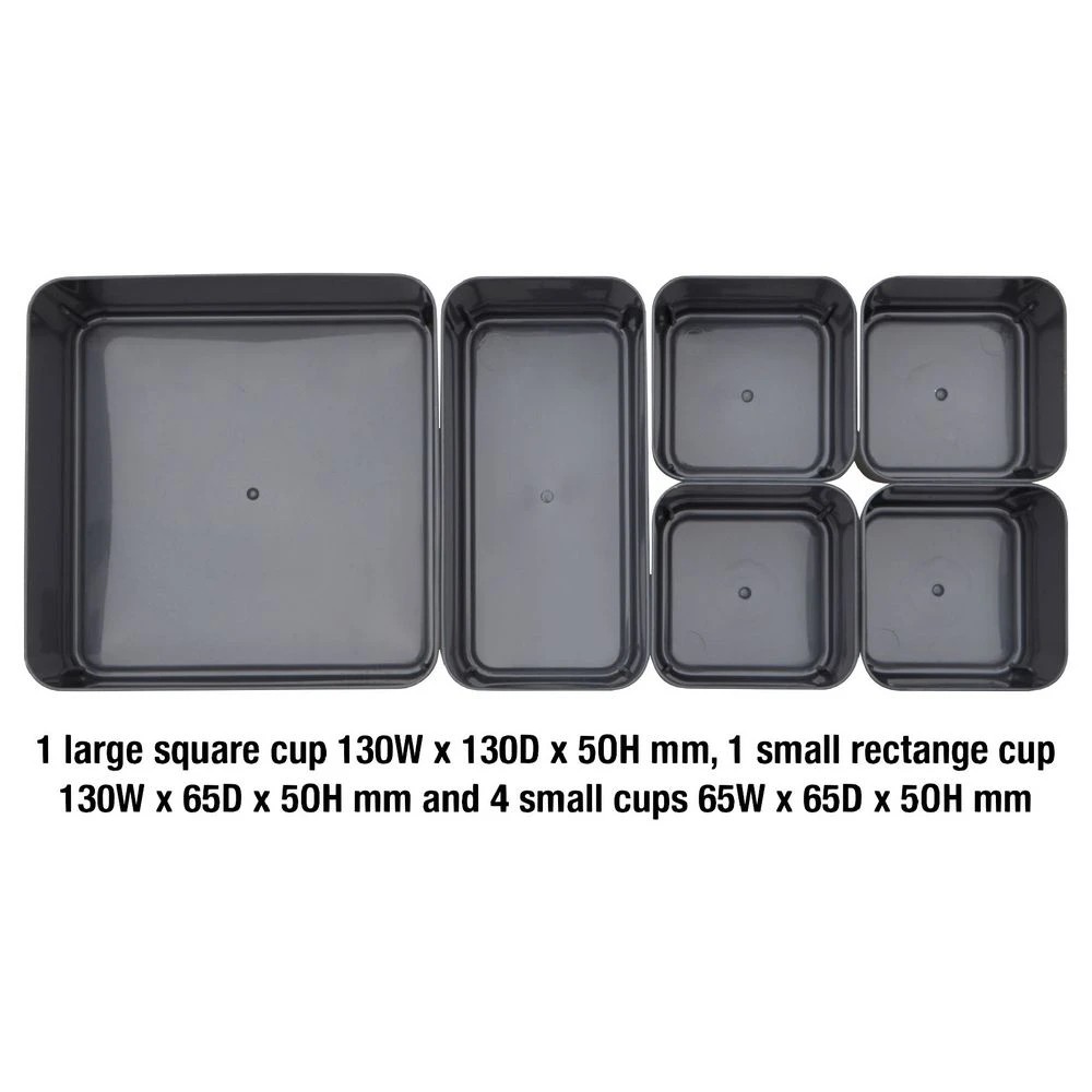 3 Ezy Storage Sort It 2.5L 6 Compartment Storage Container, 3 of 8