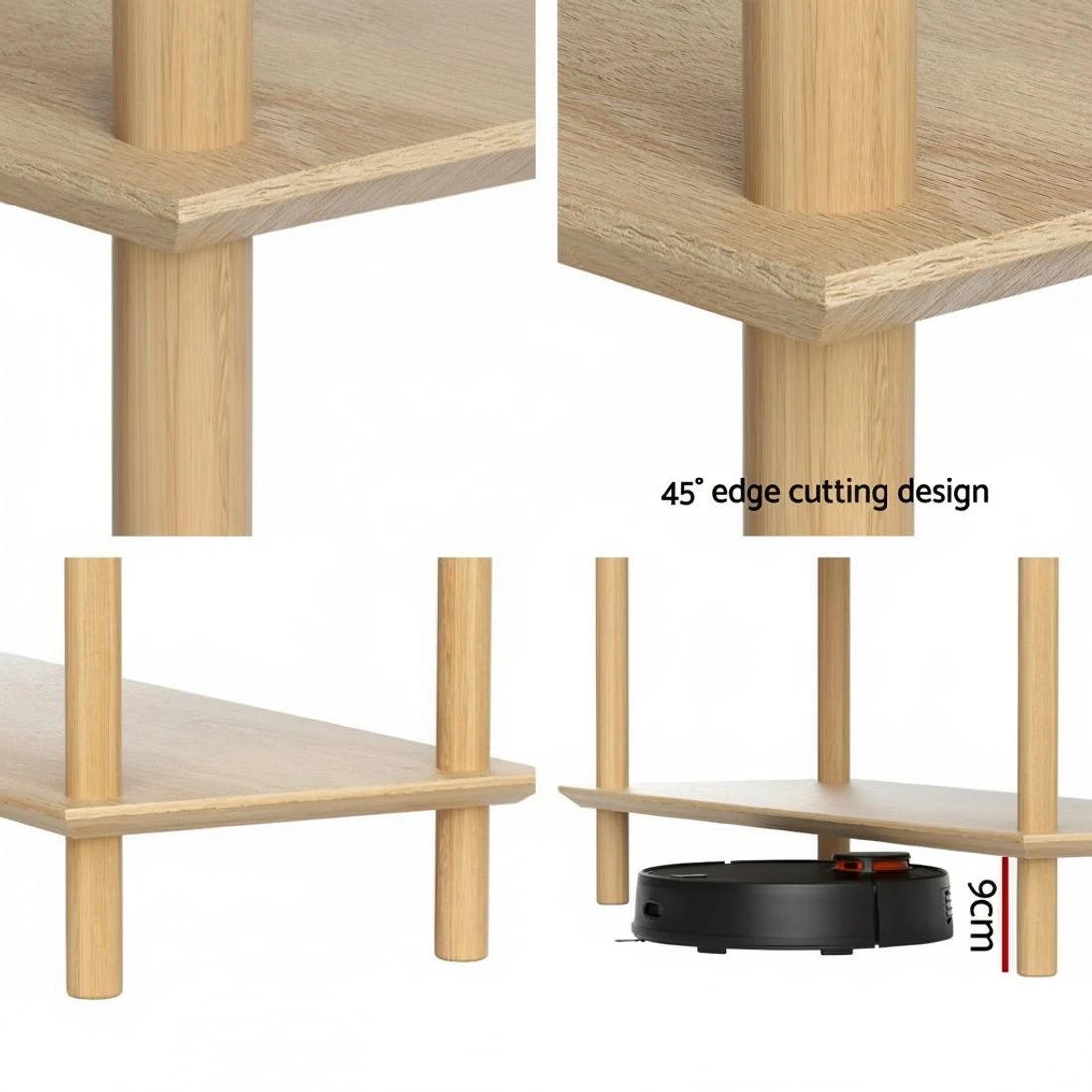 5 Artiss Bookshelf 5 Tiers Bookcase - Natural, 5 of 6